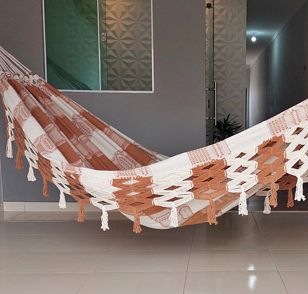 Rede Grande Superluxo de Dormir para Casal Reforçada 4,40 Metros Várias ...