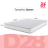 Colchão Queen Ortopédico de Espuma D28 a Vácuo 158x198cm Bf Colchões - 7