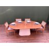 Mesa de Jantar Cone Zoe 180x100cm Base Laca Branca Tampo Freijó - 7