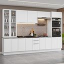Ver imagem 1 de Armário de Cozinha Completa 340cm Branco Stella Madesa 01