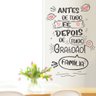 Adesivo de parede Frase Antes de Tudo-Extra Grande 67x98cm - 1