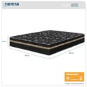 Ver imagem 2 de Colchão King Size Ortho Suport Ortopédico Espuma D33 Pillow Paparazzi 193x203x28cm