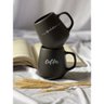 Duas Canecas Decorativas Bojuda Frases Coffee e Gratidao Preto - 7