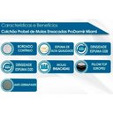 Ver imagem 2 de Conjunto Box Casal: Colchão Molas Probel Masterpocket Ensacadas Prodormir Miami + Base Crc Suede