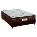 Ver imagem 1 de Conjunto Box Casal: Colchão Molas Probel Masterpocket Ensacadas Prodormir Miami + Base Crc Suede