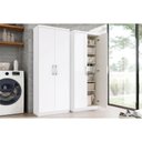 Ver imagem 1 de Armário Multiuso Lavanderia Margarida C/ 2 Portas Branco - Henn