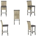 Ver imagem 5 de Mesa Bistro e 2 Banquetas Roma Preta Corda Náutica 11 Trama Original