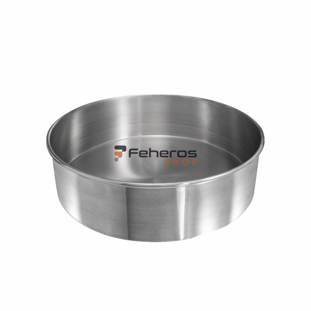 Forma De Bolo Redonda Assadeira 35 x 10 Cm Alta Fundo Fixo Metalúrgica Continental - 1