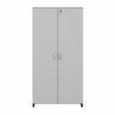 Ver imagem 7 de Armário Alto New City 2 Portas 80 cm Cinza Cristal/Preto Gebb Work