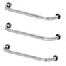Kit 3 Barras de Apoio para Banheiro de 40cm e 60cm - 1