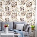 Ver imagem 1 de Papel de Parede Granilite Geométricos Coloridos e Dourado-60x300cm