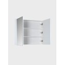 Ver imagem 7 de Gabinete para Banheiro com Cuba e Armario 80cm Retro Mdf Verde Milano - On Móveis