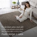 Ver imagem 2 de Tapete Sala Dubai Trigo Art 36 Antiderrapante:2,00x2,50