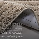 Ver imagem 5 de Tapete Sala Dubai Trigo Art 36 Antiderrapante:2,00x2,50