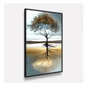 Ver imagem 2 de Quadro Abstrato Grande Árvore Reflexo da Vida 153x103