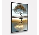 Ver imagem 2 de Quadro Abstrato Grande Árvore Reflexo da Vida 153x103