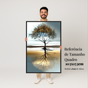 Ver imagem 4 de Quadro Abstrato Grande Árvore Reflexo da Vida 153x103