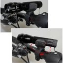 Ver imagem 7 de Suporte De Lanterna Bike Farol Luz Led Bicicleta Universal Para Guidão Gira 360° Ciclismo