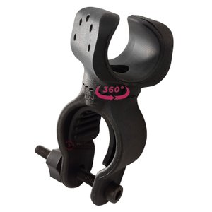 Suporte De Lanterna Bike Farol Luz Led Bicicleta Universal Para Guidão Gira 360° Ciclismo