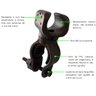 Suporte De Lanterna Bike Farol Luz Led Bicicleta Universal Para Guidão Gira 360° Ciclismo - 5