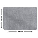 Ver imagem 7 de 6 Jogo Americano Napoli Cinza Impermeável Pvc