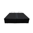 Ver imagem 2 de Cama Box Baú Casal 138 Bipartido Bello Box - Tecido Sintético Preto