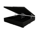 Ver imagem 1 de Cama Box Baú Casal 138 Bipartido Bello Box - Tecido Sintético Preto