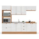 Ver imagem 5 de Cozinha Pérola 5 Peças com Rodapé Branco/Freijó Yescasa