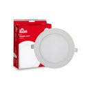 Ver imagem 4 de Kit 4 Painéis De Led Embutir 12w Redondo Branco Frio Bivolt