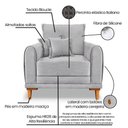 Ver imagem 7 de Poltrona Logan Boucle - Lucadi Home