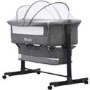 Ver imagem 1 de Berço Infantil Moisés Portátil Balanço Co-sleeper Bed com Mosquiteiro Dobrável para Bebê Conforto Aj