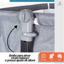 Ver imagem 4 de Berço Infantil Moisés Portátil Balanço Co-sleeper Bed com Mosquiteiro Dobrável para Bebê Conforto Aj