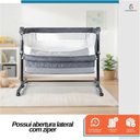 Ver imagem 2 de Berço Infantil Moisés Portátil Balanço Co-sleeper Bed com Mosquiteiro Dobrável para Bebê Conforto Aj
