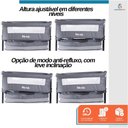 Ver imagem 7 de Berço Infantil Moisés Portátil Balanço Co-sleeper Bed com Mosquiteiro Dobrável para Bebê Conforto Aj