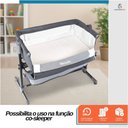 Ver imagem 3 de Berço Infantil Moisés Portátil Balanço Co-sleeper Bed com Mosquiteiro Dobrável para Bebê Conforto Aj