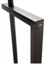 Ver imagem 4 de Luminaria de Chão de Tomada Alto Padrão com Base Mdf Estilo Industrial Preto Estilosa Cúpula Palha
