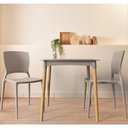 Ver mais imagens de Mesa Tramontina Laura Rattan Camurça com Pernas de Madeira