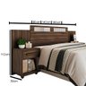 Cabeceira Cama Box Casal Extensível Com Espelho Jade G03 Café - Mpozenato - 5