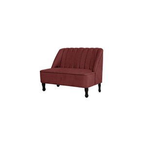 Namoradeira Teles 2 Lugares Para Varanda Sala Quarto:Vermelho