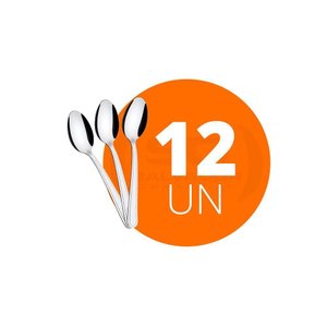 12 Colheres de Chá Búzios em Aço Inox Ccibag - Tramontina