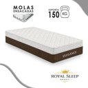 Ver imagem 2 de Cama Box Solteiro Elegance Pillow Top Molas Ensacadas Suede Cinza Royal