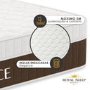 Ver imagem 7 de Cama Box Solteiro Elegance Pillow Top Molas Ensacadas Suede Cinza Royal