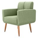Ver imagem 2 de Poltrona Decorativa Juan Boucle Oliva