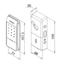 Ver imagem 5 de Fechadura Digital Pado Fds 10