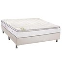 Ver imagem 1 de Cama Box Casal: Colchão Molas MasterPocket Ensacadas Luckspuma Luck Spring + Base CRC Courano Branco