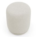 Ver imagem 5 de Kit 02 Puffs Decorativos Orgânicos Living Mavi Bouclê Creme - Desk Design