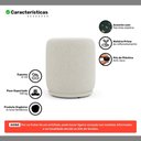 Ver imagem 3 de Kit 02 Puffs Decorativos Orgânicos Living Mavi Bouclê Creme - Desk Design