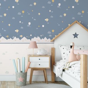Papel de Parede Sambori Nubes 7006-1 - Rolo 10m x 0,53m