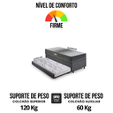 Ver imagem 7 de Bicama Box Baú Solteiro com Colchão Dual Firm Ecoflex Linho Cinza 88x188