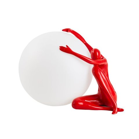 Abajur de Mesa Mez Oli 1*e27 Vermelho Nordecor - 2566